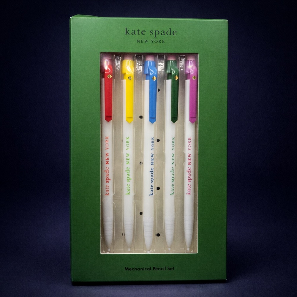 ♠️ KATE SPADE Stationery Bundle | Spiral Notebook & 5 Mechanical Pencils – NWT - Picture 6 of 14